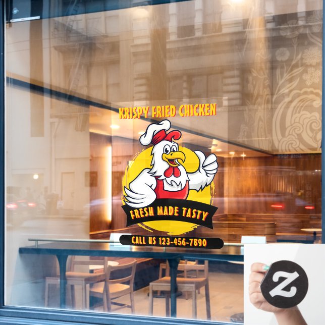 Generic Customise Fried Crispy Chicken Front  (Cafe Window)