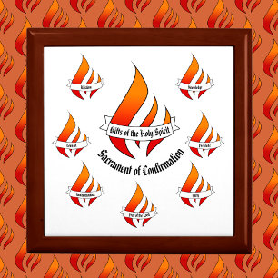 Generic Gifts of the Holy Spirit Confirmation Tile
