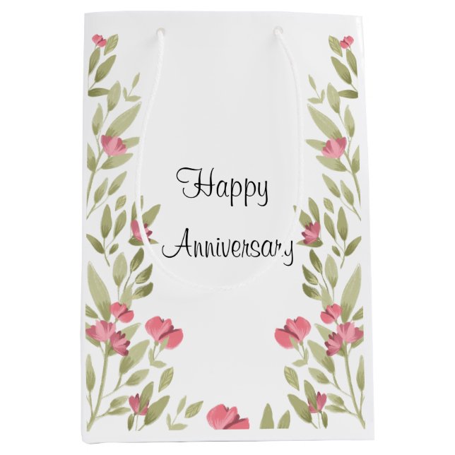 Generic Happy Anniversary Medium Gift Bag (Front)
