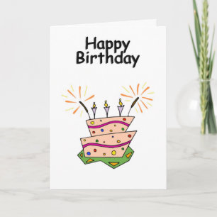 Generic Happy Birthday Greeting Card