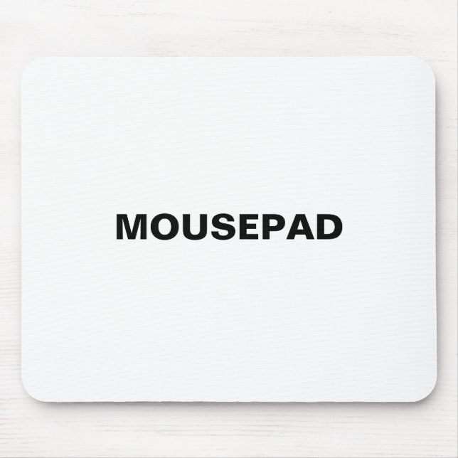 Generic Item Label Mouse Pad (Front)