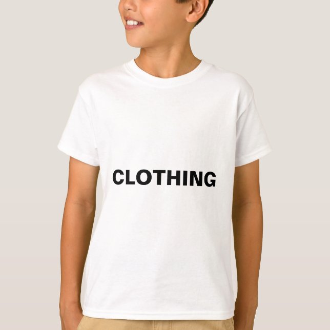 Generic Item Label T-Shirt (Front)