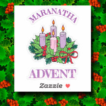 Generic Maranatha Advent Wreath 