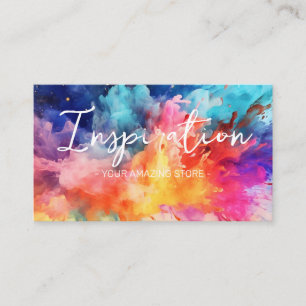 Generic Spash of colours Business Card
