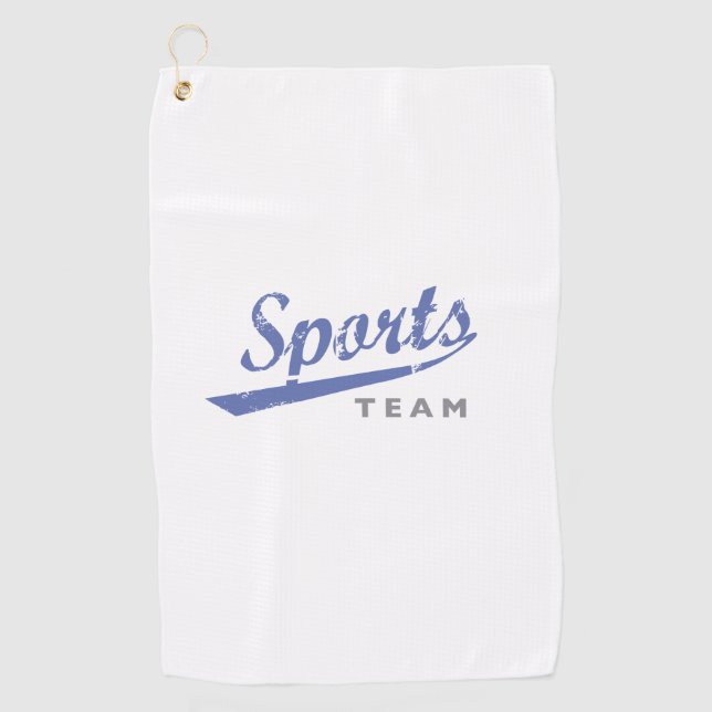Generic Sports Team Golf Towel (Front)