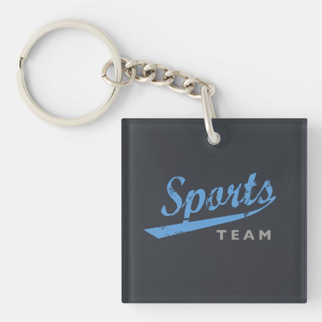 Generic Sports Team  Key Ring (Front)