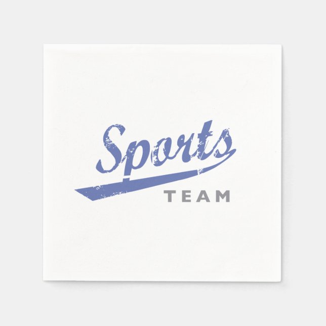 Generic Sports Team Napkin (Front)