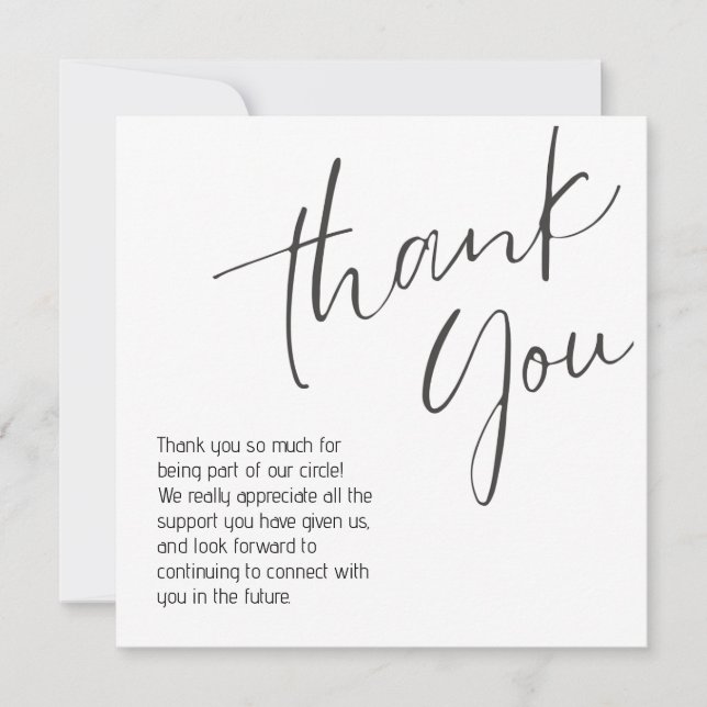 generic thank you note card (Front)