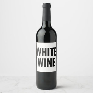 GENERIC WHITE WINE LABEL