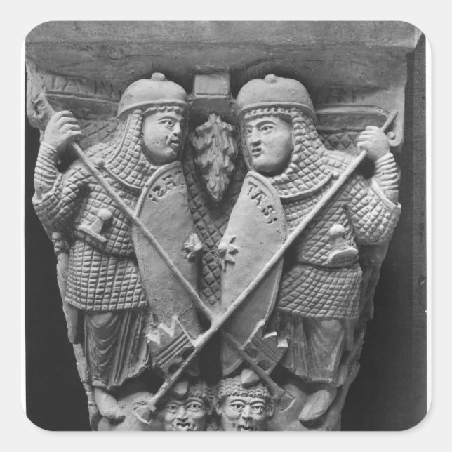 Generosity and Charity piercing two Vices Square Sticker (Front)