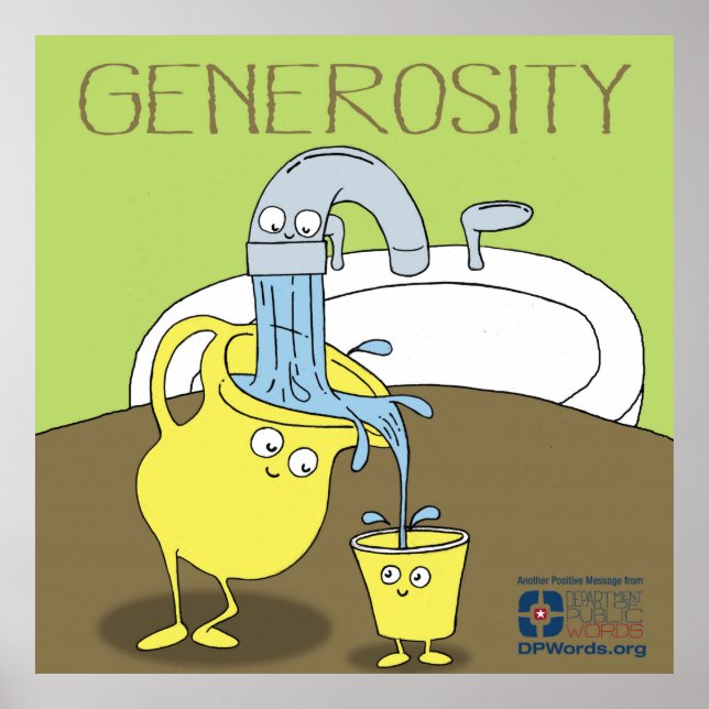 Generosity Poster (Front)