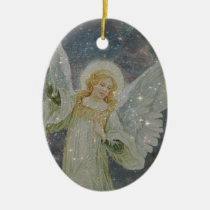 Generous - Guardian Angel of Generosity Ceramic Tree Decoration