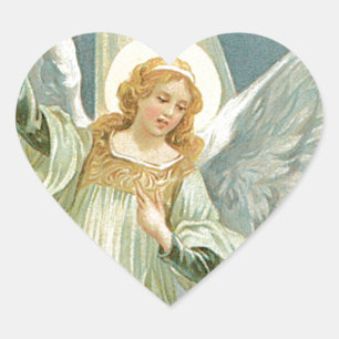 Generous -  Guardian Angel of Generosity Heart Sticker