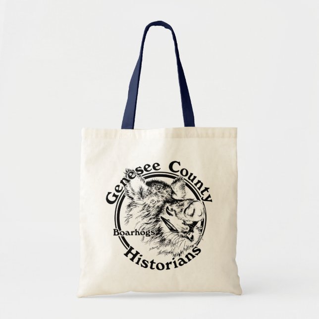 Genesee County (NY) Boar Hog Tote Bag (Front)