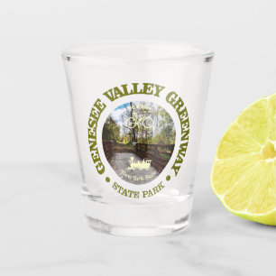 Genesee Valley Greenway (cycling c) Shot Glass