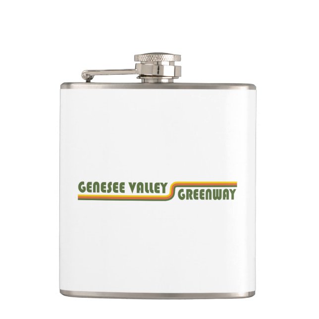 Genesee Valley Greenway New York Hip Flask (Front)