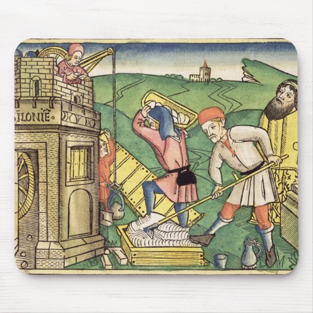 Genesis 11 1-9 Building The Tower of Babel, from t Mouse Pad (Front)