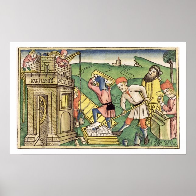 Genesis 11 1-9 Building The Tower of Babel, from t Poster (Front)