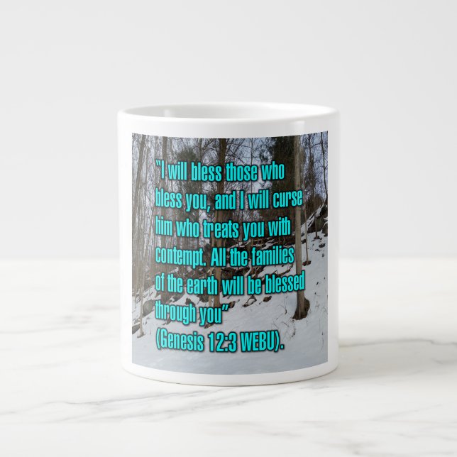 Genesis 12:3 WEBU Mug (Front)