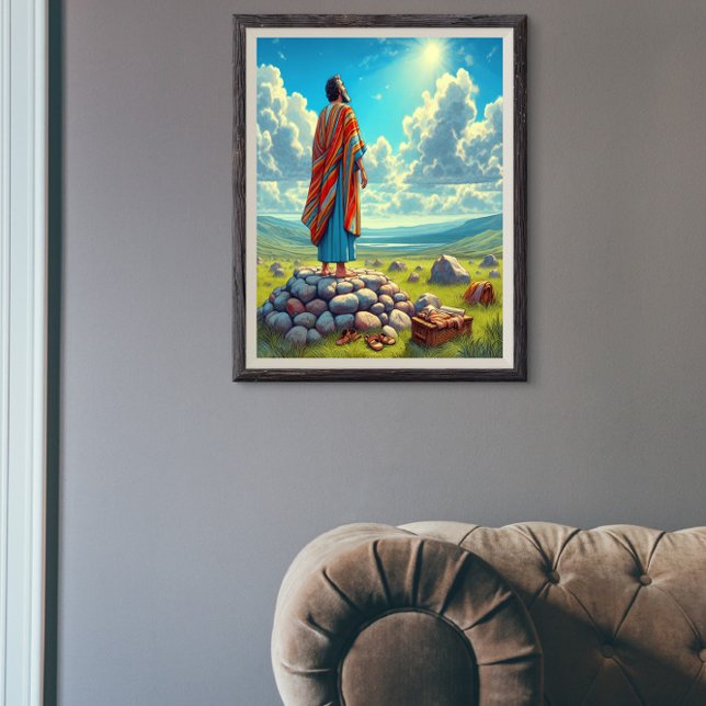 Genesis 15: Abram’s Sacred Gaze Poster (Creator Uploaded)