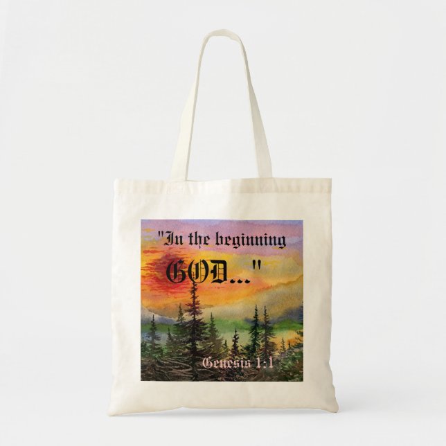 Genesis 1:1 Bag (Front)