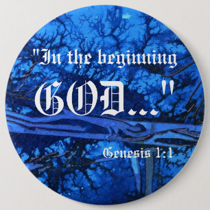 Genesis 1:1 Button