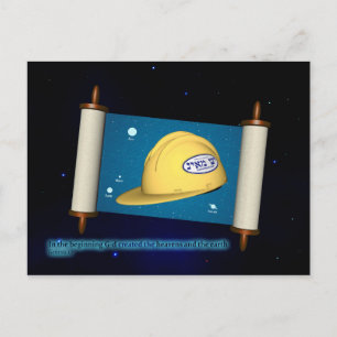 Genesis 1:1 - Construction Postcard