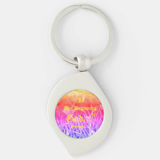 Genesis 1:1 In the beginning God..."Bible truth  K Key Ring