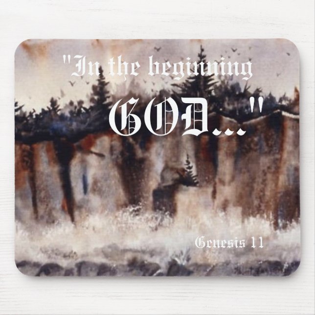 Genesis 1:1 Mousepad (Front)