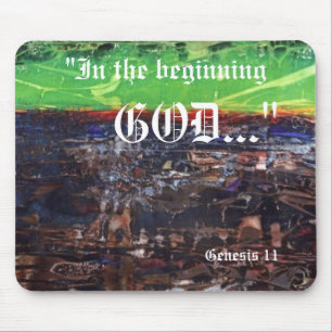 Genesis 1:1 Mousepad