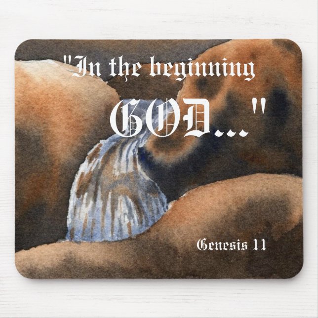 Genesis 1:1 Mousepad (Front)