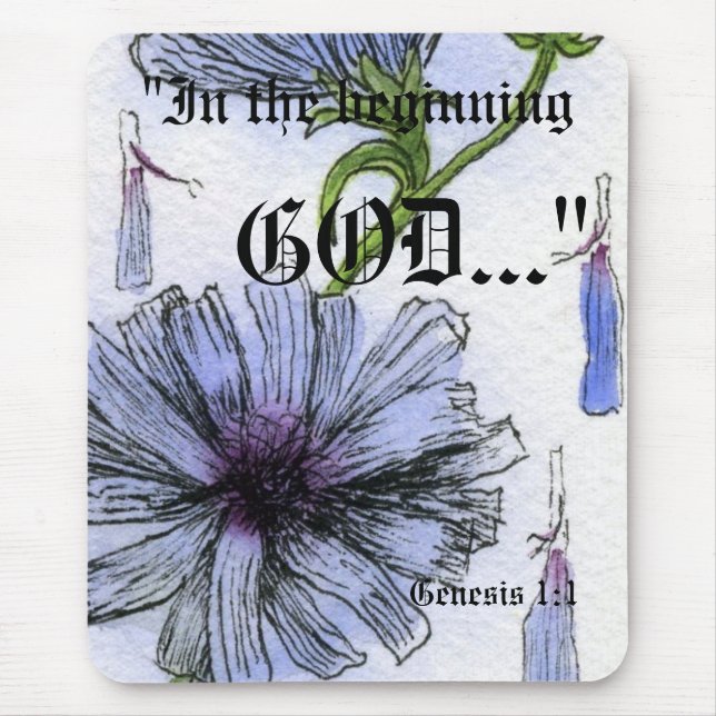 Genesis 1:1 Mousepad (Front)