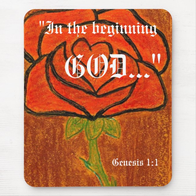 Genesis 1:1 Mousepad (Front)