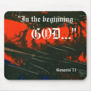 Genesis 1:1 Mousepad