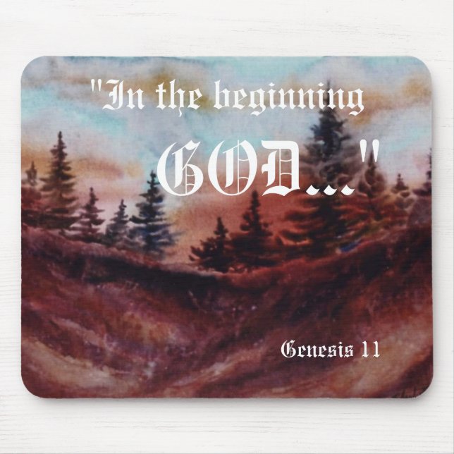 Genesis 1:1 Mousepad (Front)