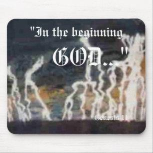 Genesis 1:1 Mousepad