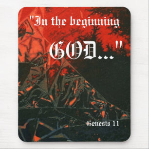 Genesis 1:1 Mousepad