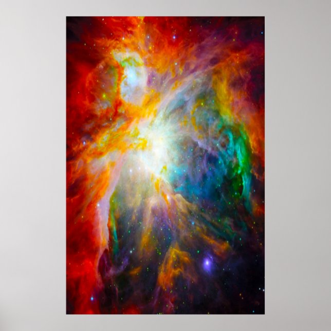 Genesis 1 In the Beginning God Created poster (Front)