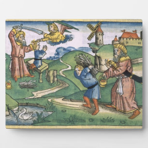 Genesis 21 1-14 Abraham's offering up of Isaac, fr Plaque