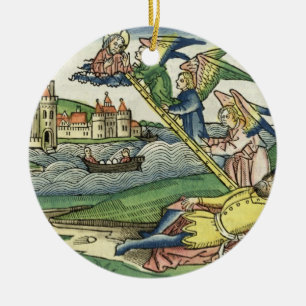 Genesis 28 10 Jacob's Ladder, from the 'Nuremberg Ceramic Tree Decoration