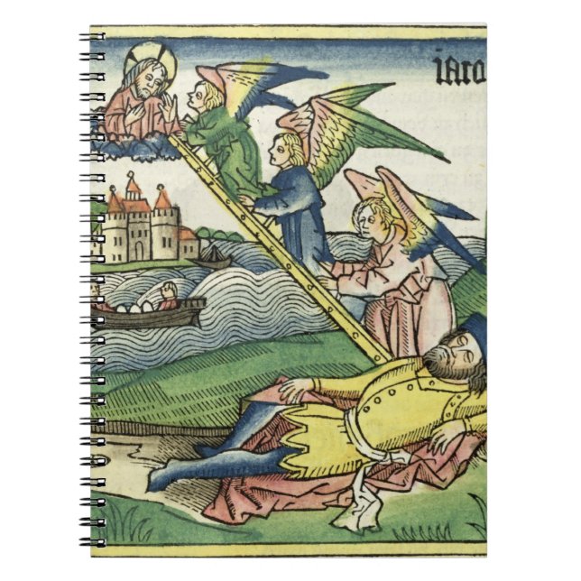 Genesis 28 10 Jacob's Ladder, from the 'Nuremberg Spiral Notebook (Front)