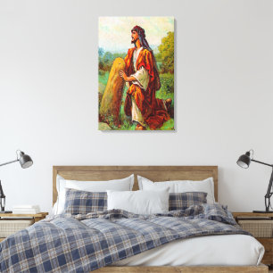 Genesis 28 Jacob Has a Dream from God Canvas