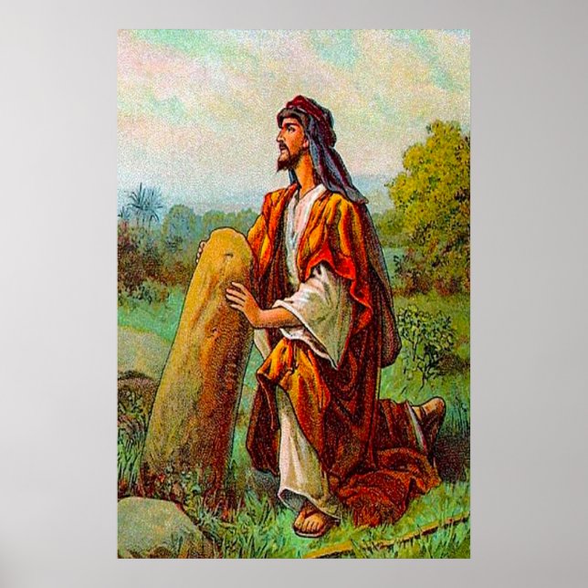 Genesis 28 Jacob Has a Dream from God poster (Front)