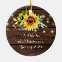 Genesis 2:24 The two  shall become one Wedding