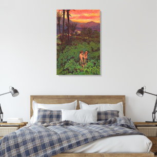 Genesis 3 Adam and Eve Leave Eden Canvas