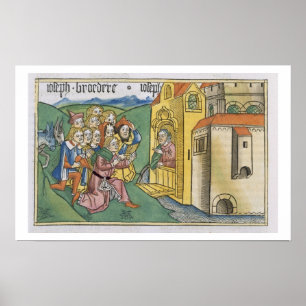 Genesis 42 1-5 Joseph's brothers arrive in Egypt, Poster