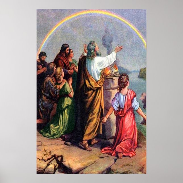 Genesis 8 God's Promise to Noah poster (Front)