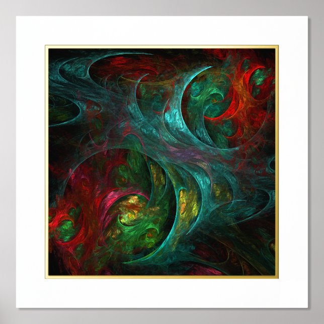 Genesis Abstract Art Foil Prints (Front)