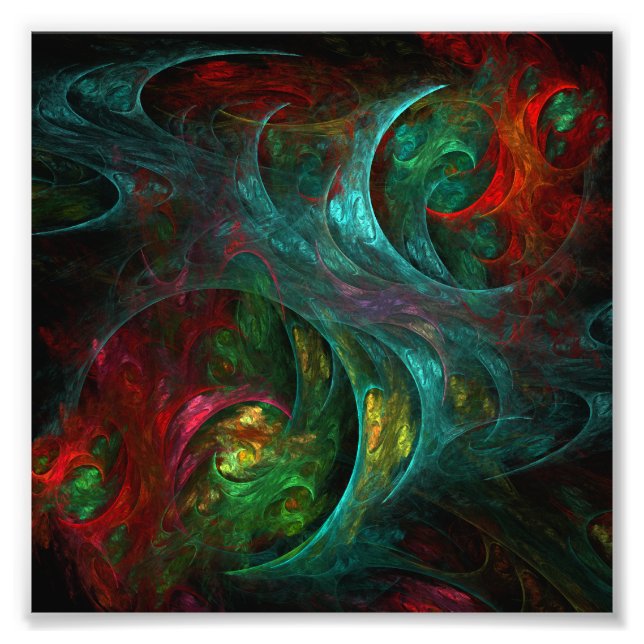 Genesis Abstract Art Photo Print (Front)
