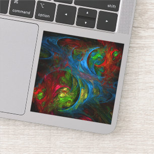 Genesis Blue Abstract Art